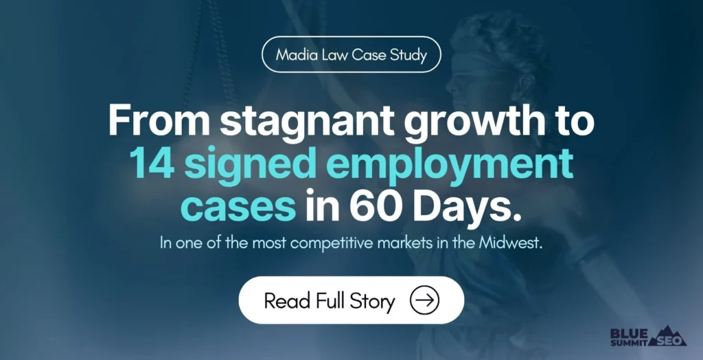 madia law - law firm seo case study